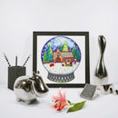 5D DIY Special Shaped Diamond Painting Christmas House Embroidery Craft Kit