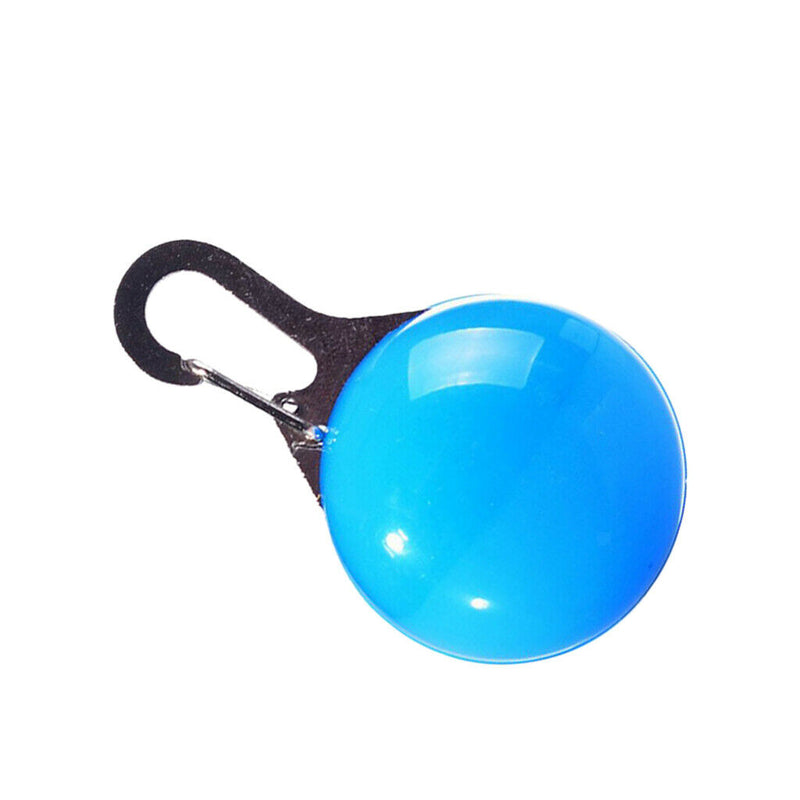 2Pcs Pet Dog Cat Safety LED Clip Buckle Night Light Decor Bulb Collar