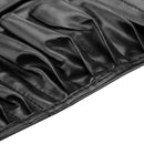 Portable Leather Travel Makeup Brush Bag Make Up Tool Holder Organizer (L) A