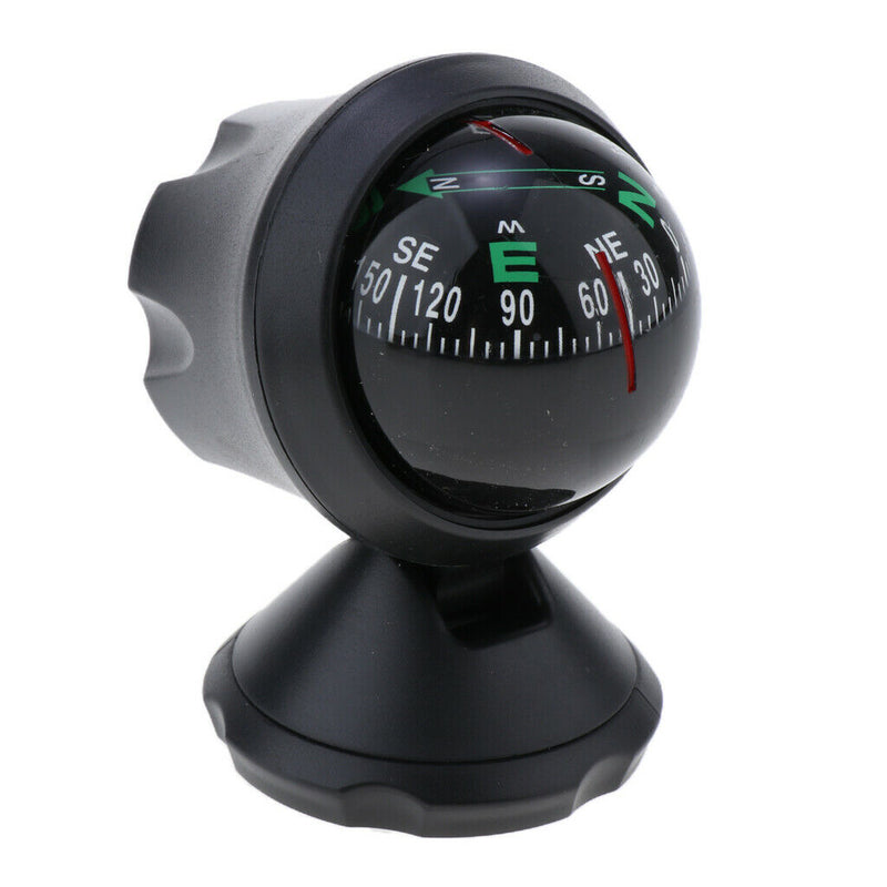 Compass Navigation Ball Dashboard Adjustable for Marine Auto Car 360 Degrees