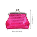 Coin Pouch Purse 4 Packs Cute Canvas Gift Jewelry Trinkets Pouch Clasp Clos