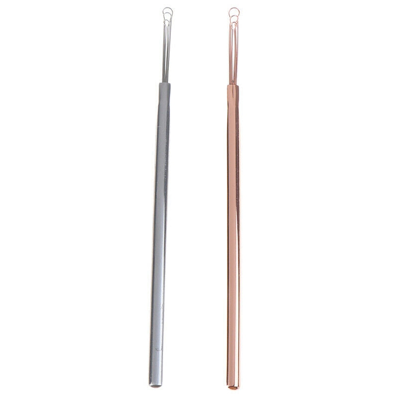 1PC Steel Dig Ear Curette Digging Earpick Cleaner Ear Spoon Ear Cleaning TGVCATO