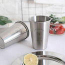 304 Stainless Steel Mugs Breakfast Milk Fruit Juice Tea Ice Beer Coffee Mug