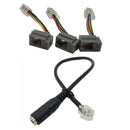 RJ9 to 3.5mm Female Jack Adapter Convertor PC Headset Cable to Avaya HQQ