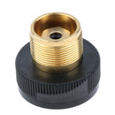 Outdoor Camping Stove Connector Gas Bottle Adaptor 40 x 40mm, Self-closing Gas