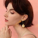 New Women Girls Charming Flower Earrings Stud Fashion Jewelry K8M5 Stylis O7I2