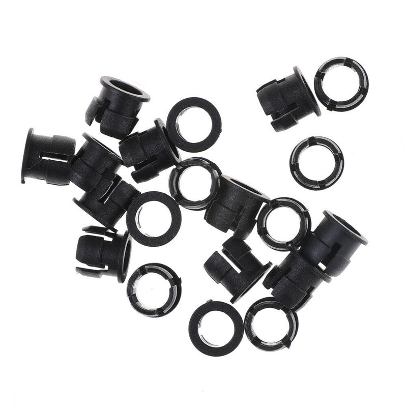20PCS 5mm Black Plastic LED Holder Case Clip Display Panel s Ew