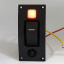 1 Gang Boat Marine Switch Panel ON-OFF Reset Rocker Switch with Circuit Breaker