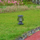 2 in 1 Solar Power LED Mosquito Killer Lamp Outdoor Lawn Fly Bug Trap Light