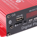 G8 Car 12V 200W 4 Channel Digital Power Amplifier Stereo bluetooth AUX FM MP Gw