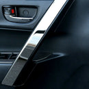 8Pcs Car Accessories Interior Armrest Trim Stainless Steel Door Handle Trim