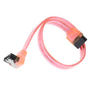 10-inch 26AWG SATA III 6.0 Gbps 7pin Female to Female Data Cable with Locking