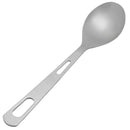 Titanium Large Spoon With Fork Tip Bottle Opener Long Handle Camping Travel