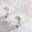 2Pcs/Set Stainless Steel Rack Hook Durable Strong Lovers Shaped Kitchen Bathr BX