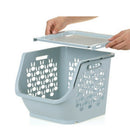 1X(Kitchen Storage Basket Plastic Multi-Functional Hollow Vegetables Fruit