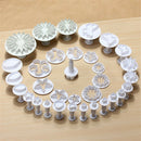 33PCS Sugarcraft Cake Cupcake Decorating Fondant Icing Plunger Cutters Tools lia