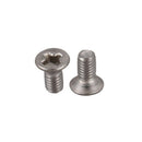 M3 x 6 mm Slotted Phillips Countersunk Screw Machine Screws, 50 Pcs X1P1