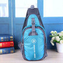 Chest Bag Outdoor Sport Travel Shoulder Sling Backpack Pouch(Blue)