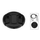 5X(Univeral 55mm Center Pinch Front Lens Cap for  DSLR Camera J3Q4)