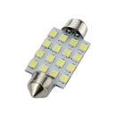 8X Bulb Lamp 16 LED 3528 SMD 12V White Light Car