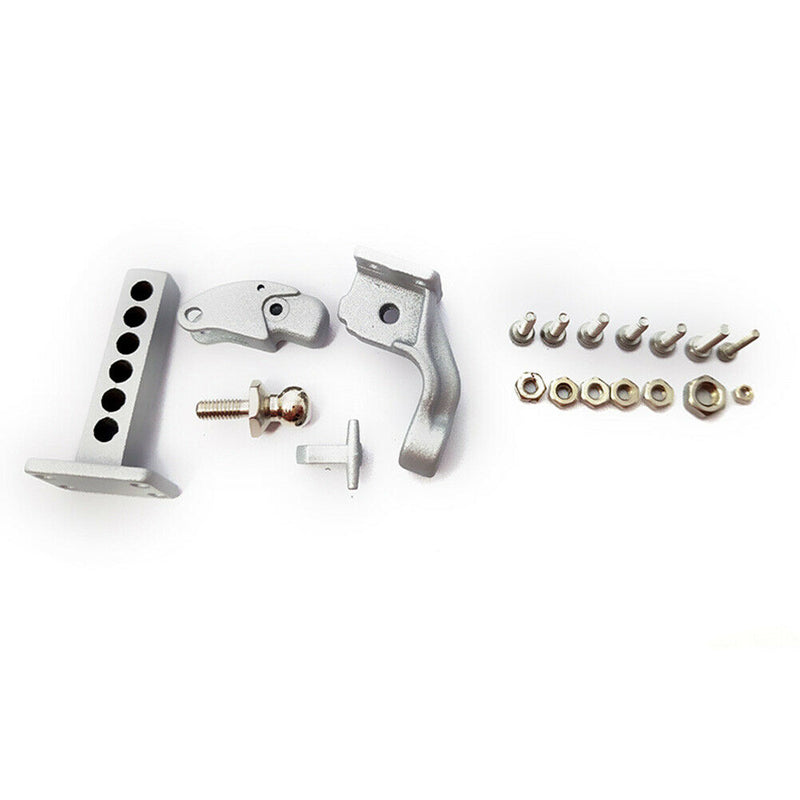 RC Climbing Car Rear Trailer Hook Adjustable Metal Tractor Hook Receiver