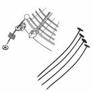 Electric Fan Mounting Kit Tie Rod Kit Bracket for Chevy Ford Mopar Sbc Bbc  L9E5