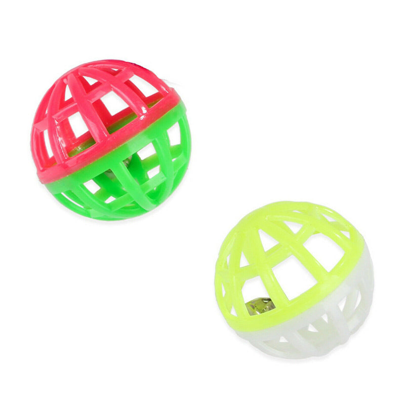 Indoor Cat Toys Crinkle Rainbow Balls 2 Way Tunnel Wand Stick Teaser Playing