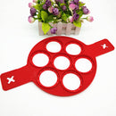 Pancake Flippin Mold Silicone Nonstick Baking Waffle Egg Cake Form New