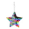 Colorful Sequins Keychain Star Shining Girl Backpack Jewelry (Multicolor) A#S