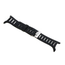 Rubber Wristwatch Bands for SUUNTO T1 T1C T3 T3C T3D T4C T4D Black