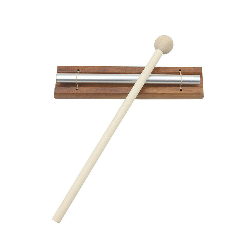 Wooden Base 1 Pc Solo Mini Meditation Chime W/ Mallet Percussion Instrument