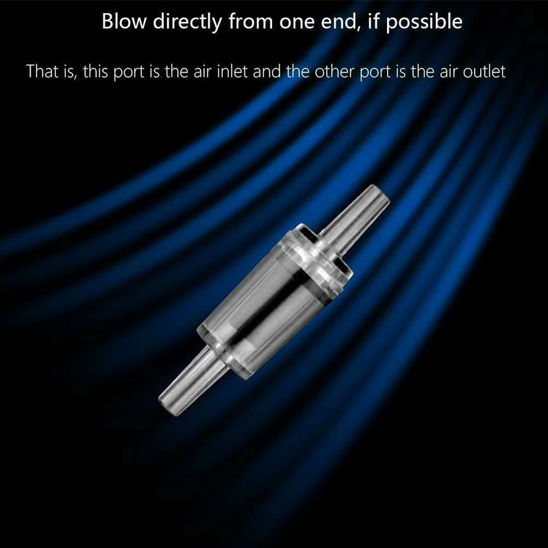 Safety Non-Return Valves For Aquarium Fish Tank Standard Air Black Pumps 5. P7T9