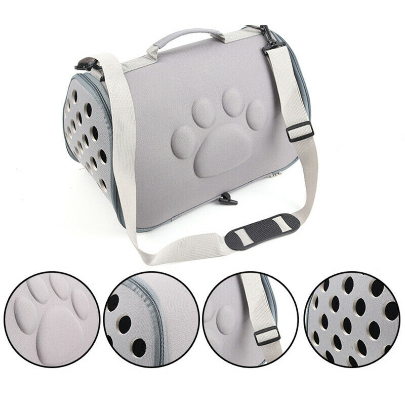 Dogs Cat Folding Pet Carrier Cage Collapsible Puppy Crate Handbag Carrying