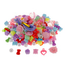 3-5mm Plastic Beads Assorted Colour Children Kids DIY Craft Supplies Lot