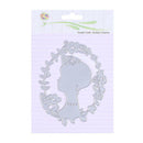 DIY Metal Wreath Woman Cutting Dies Stencils Scrapbook Card Making Craft A
