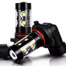 2x LED Fog Light Projector Car Driving DRL Lamp H8--White Light