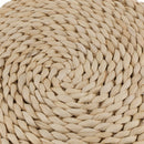 Eco-friendly Breathable Padded Knitted Seat Cushion Straw Futon Floor Pouf