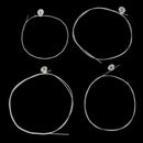 4Pcs/set Ukulele strings white nylon U105 A E C G tuning ukulele str S`US