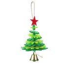 2pcs Non-Woven Christmas Bell Pendants Xmas Hang Ornament New Year Decor Gift