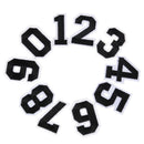 10x DIY Number Embroidery Sew On Iron On Patch Badge Bag Fabric Applique Craft Z