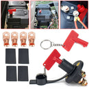 200A Car Boat Battery Disconnect Switch Cut Off Switch + 2 Keys + Wire Lugs Set