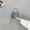 Fashion Women Crossbody Handbag Female PU Totes Daily Shoulder Bags (Blue)