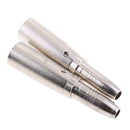 2 Pack XLR 3-Pin Male to 1/4" 6.35mm Mono Female Jack Audio Mic Adapter