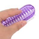 Plastic Nail Cleaning Scrubbing Brush Double Sided Hand Nail Brush CleanerME