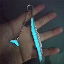 Luminous Night Whale tail Bookmark Label Read Maker Book Mark StationerySilver3c