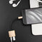 2 in1 Type-C to 3.5mm Headphone Jack Adaptor/Connector Charger, Earphone Au L8A3