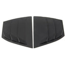 Rear Window Side Louvers Vent Panel Trim For Mazda 3 Axela 4Dr Sedan 2014 2