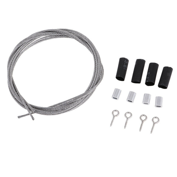 Steel Fixed Rope Retrofit Kit for 1/10 Off-Road Racing Crawler Car Ornament