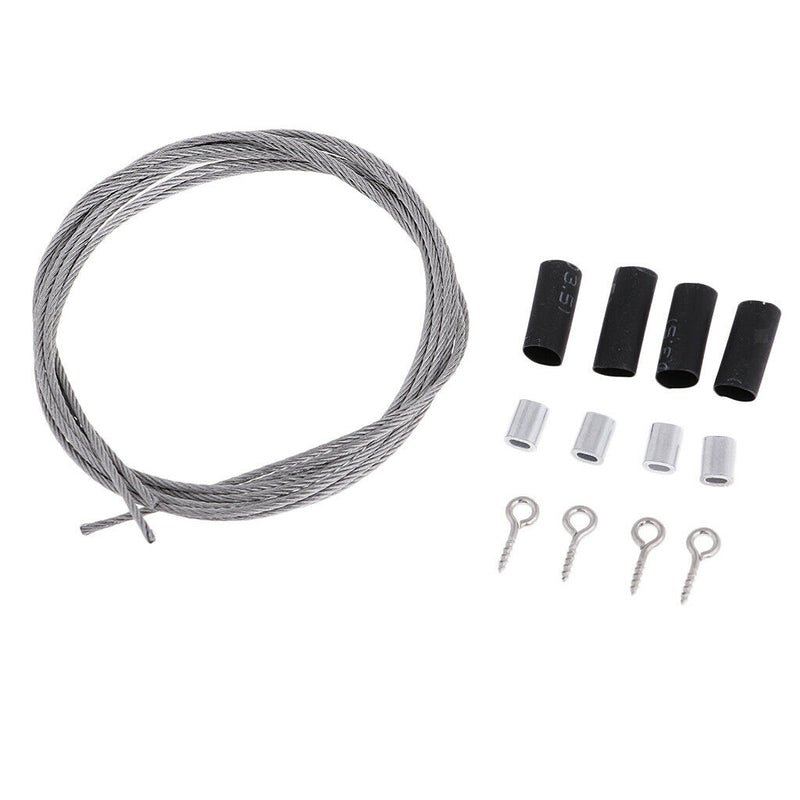 Steel Fixed Rope Retrofit Kit for 1/10 Off-Road Racing Crawler Car Ornament