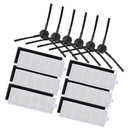 18pcs/set Vacuum Parts - Side Brush/Hepa/Sponge Filter for ILIFE A4 A4s A6
